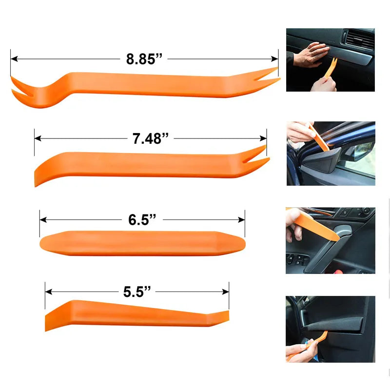 Multiple Car Hand Tool Car Audio Disassembly Tool Plastic Pry Bar Door Panel Disassembly Pry Panel Interior Clip Rocker Crowbar