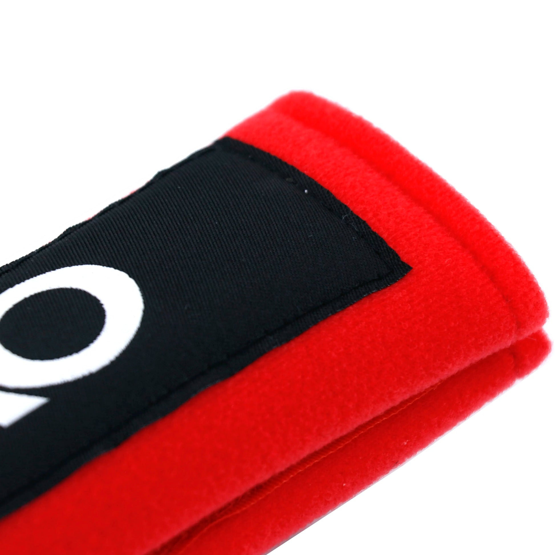 2Pcs JDM RECARO Cotton Seat Belt Cover Soft Harness Pads Shoulder Pad Red/Black