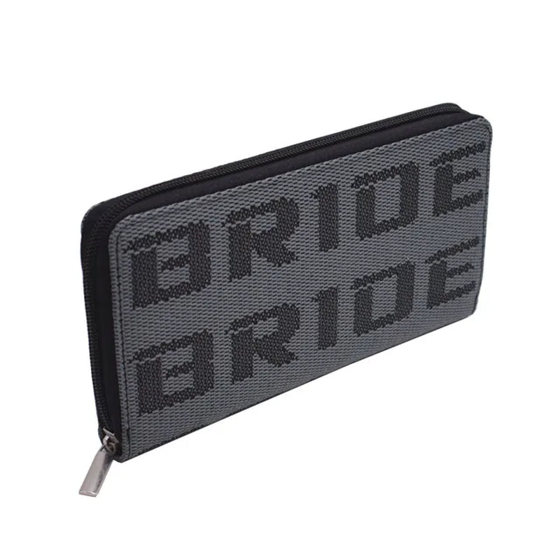 New JDM Style Bride Zipper Wallet Men'S Car Key Case Credit Business Card Holders