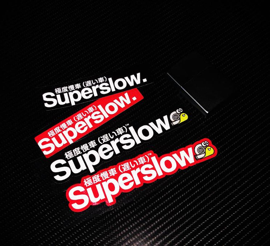 Funny Snail Turbo Superslow Car Sticker Cute JDM Drift Japanese Motocross Racing Decal Reflective for Suvs Vans