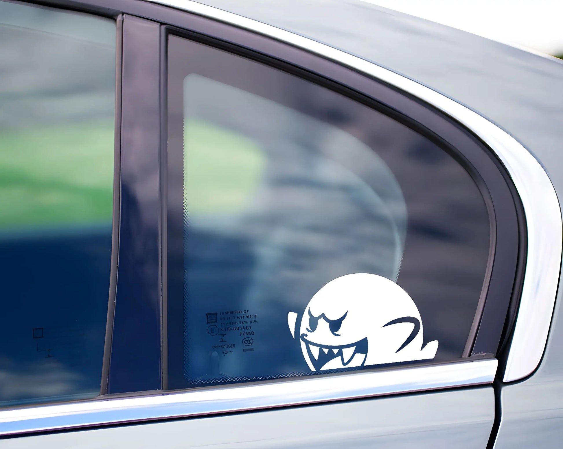 Cute Anime Car Decals BOO GHOST PEEKER Vinyl Decal JDM Stickers Die Cut Vinyl Stickers for Auto Window Bumper Windshield